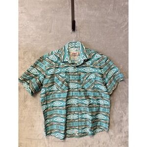 Rafter C Cowboy‎ Collection XXL Western Aztec Geometric Shirt